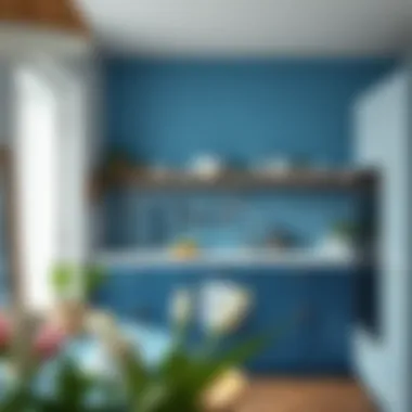 Magnificent Exploring Blue Kitchen Wall Decor