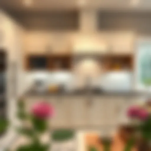 Stylish kitchen cabinets after refinishing