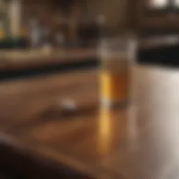 Bar Keepers Friend stain remover in action on a tough stain