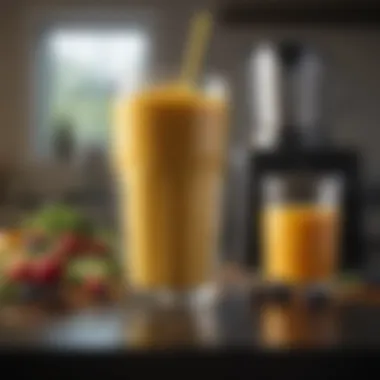 Nutrient-rich smoothie prepared using the Beast Blender