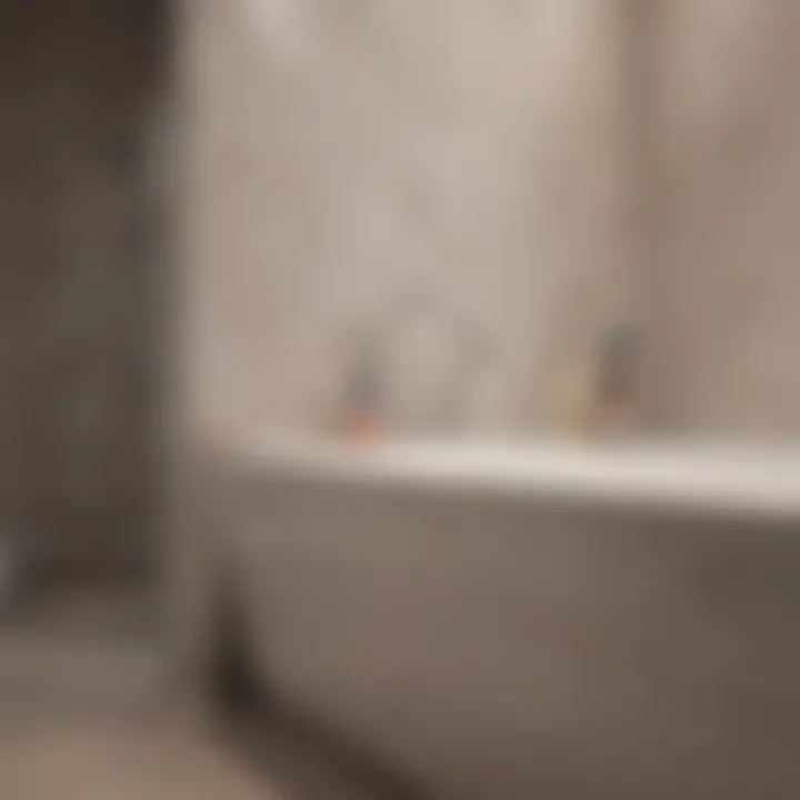 Comparison of different caulking materials for bathrooms