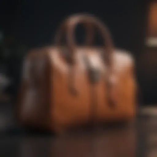 Stylish handbag with multiple compartments for practical organization