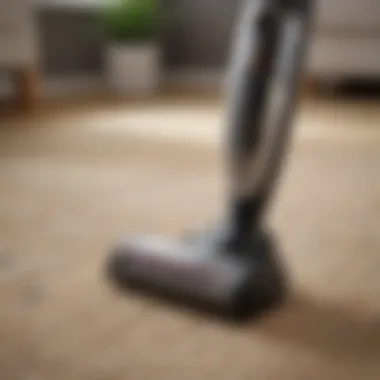 Close-up of Bissell Icon Pet Stick Vacuum features