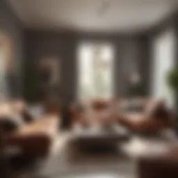 Cozy living room with affordable furnishings