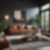 Elegant living room showcasing designer furniture available at Castlery Warehouse Sale