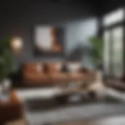 Elegant living room showcasing designer furniture available at Castlery Warehouse Sale