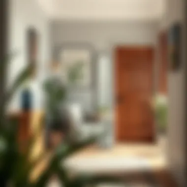 Charming narrow table with unique design elements