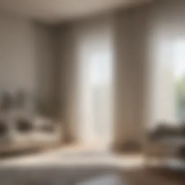 Elegant Sheer Curtains Light and airy sheer curtains in a bright living room
