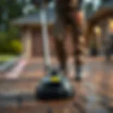 High-quality outdoor cleaner in use on a driveway