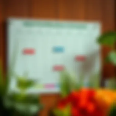 Ideal Fertilization Schedule A calendar marking the ideal fertilization times