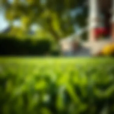 Healthy Green Lawn A lush green lawn showcasing healthy grass growth