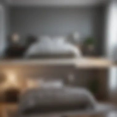 Before and After: Transformation of a Bedroom Before and after comparison of a painted bedroom