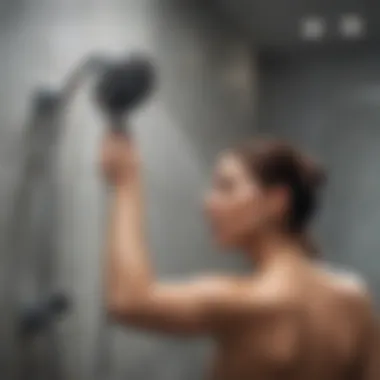 Versatile Handheld Shower Head Handheld shower head with adjustable settings