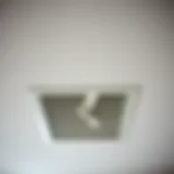 A clean exhaust vent showcasing optimal airflow