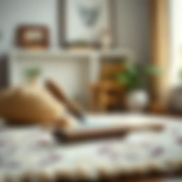 Essential tools for wool rug maintenance