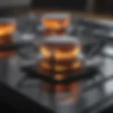 Sparkling clean stove burners showcasing their shine