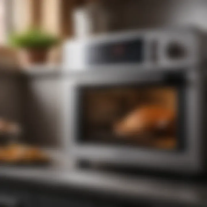 Comparison of cooking outcomes from an air fryer and convection oven