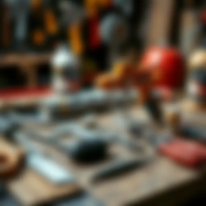 Essential Maintenance Tips for Longevity of Your Paint Gun Maintenance tools and tips laid out for paint gun upkeep