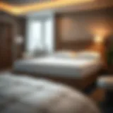 Visual representation of various bed firmness levels demonstrating support and comfort balance