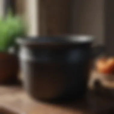 Beautifully restored vintage cast iron pot