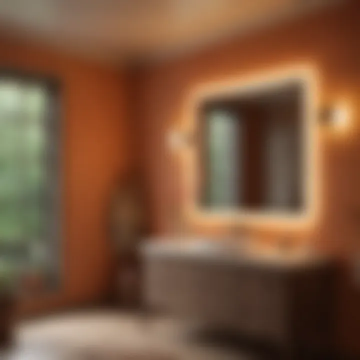 Warm color temperature lighting creating a cozy atmosphere