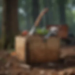 A well-equipped toolbox for stump removal