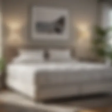Comfort of Leesa Mattress Comfort demonstration showcasing Leesa mattress in a bedroom setting