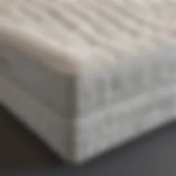 Detailed view of Leesa mattress construction highlighting layers and materials