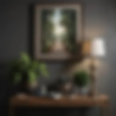 Personal Touches: The Art of Thematic Console Styling Console table featuring a theme of personal expression