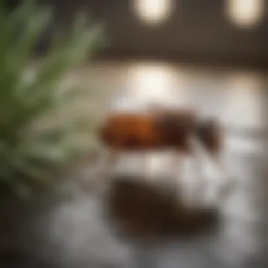 Natural flea prevention methods displayed