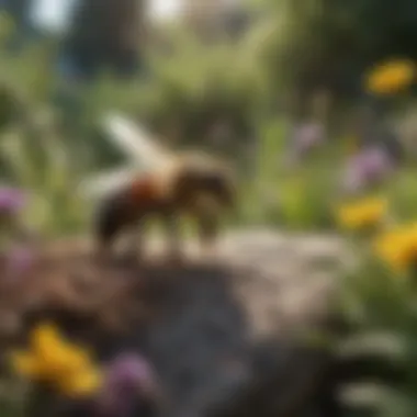 Understanding the Impact on Local Bee Populations Bee population in a garden setting