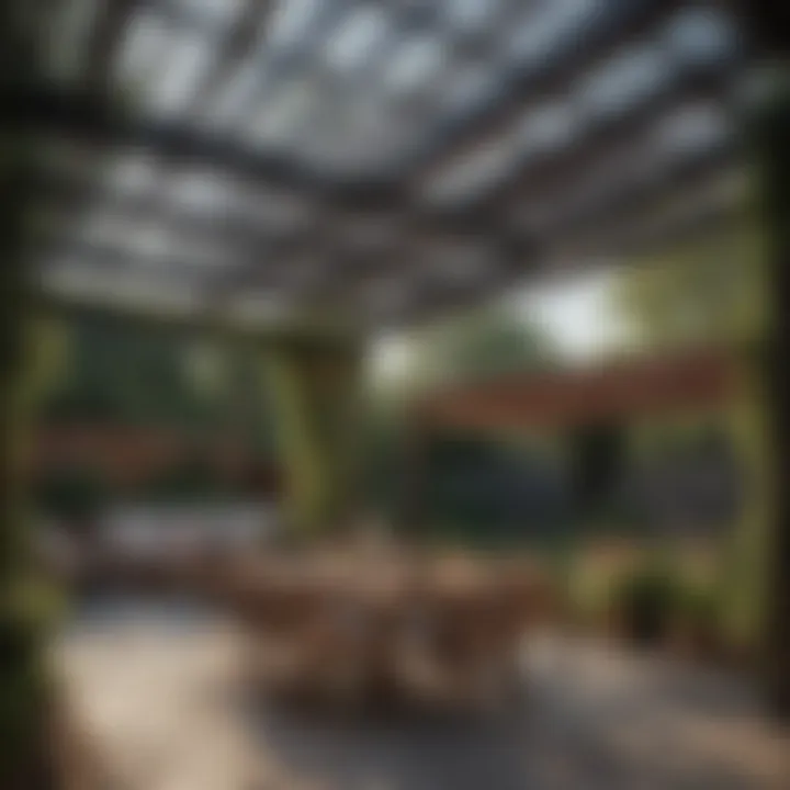 Various design options for retractable pergolas
