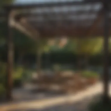 Materials and tools required for pergola construction