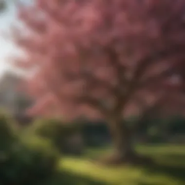 Magnolia Tree Showcasing Bright Flowers Magnolia Tree with Vibrant Flowers