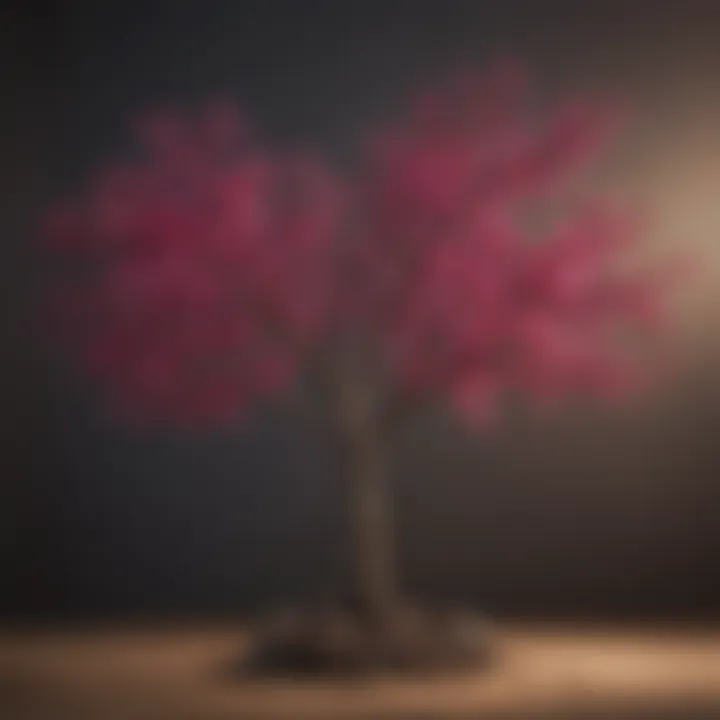 Redbud Tree with Heart-Shaped Leaves