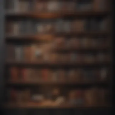 Neatly Arranged Books and Decor Organized shelves with neatly arranged books