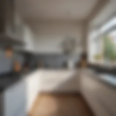 Transformed Kitchen Space Before and after images of a decluttered kitchen.