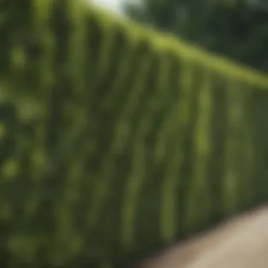 Diverse hedge types illustrating design versatility