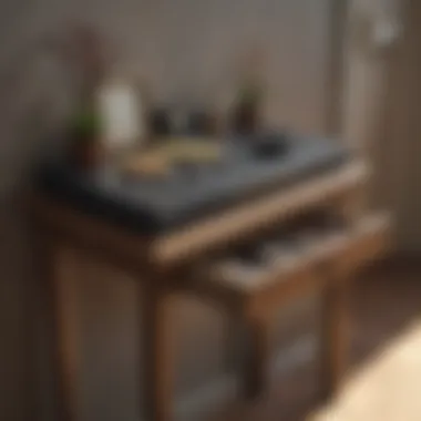 DIY Key Table with Personalized Storage Solutions DIY key table with personalized storage solutions