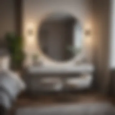 Elegant Vanity in a Modern Bedroom Elegant vanity area in a modern bedroom