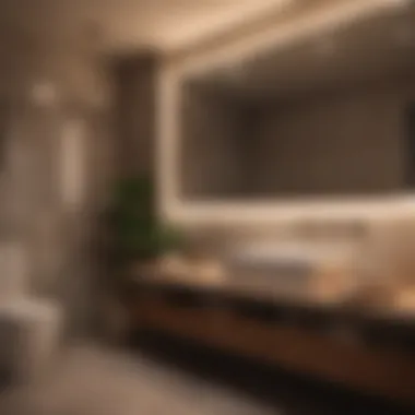 Creating a Cozy Bathroom Atmosphere Cozy bathroom atmosphere created with warm lighting