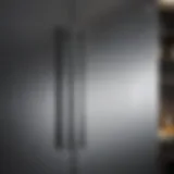 A gleaming stainless steel refrigerator reflecting light