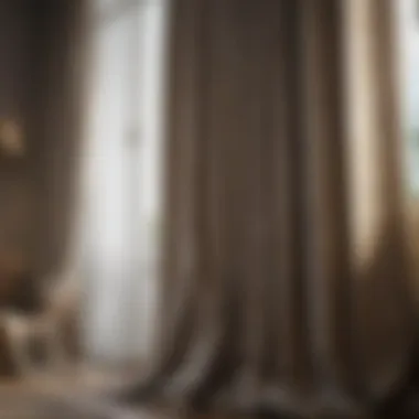 Various fabric types suitable for curtains