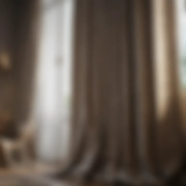 Various fabric types suitable for curtains