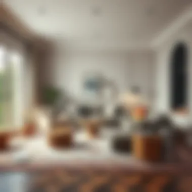 Harmonious Room Design Featuring Perfectly Sized Area Rug Example of harmonious room design with area rug