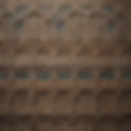 Elegant tile backsplash design showcasing intricate patterns