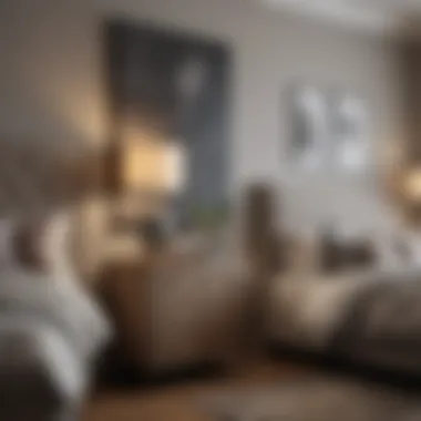 Cohesive Bedroom Design with Matching Furniture Elegant bedroom showcasing matching nightstands and dresser