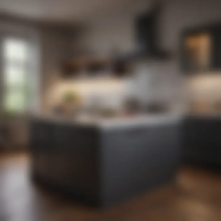 Before and after kitchen cabinet cleaning