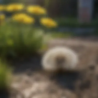 Natural methods for dandelion removal, such as vinegar and salt