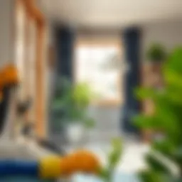 Mold removal solution in action